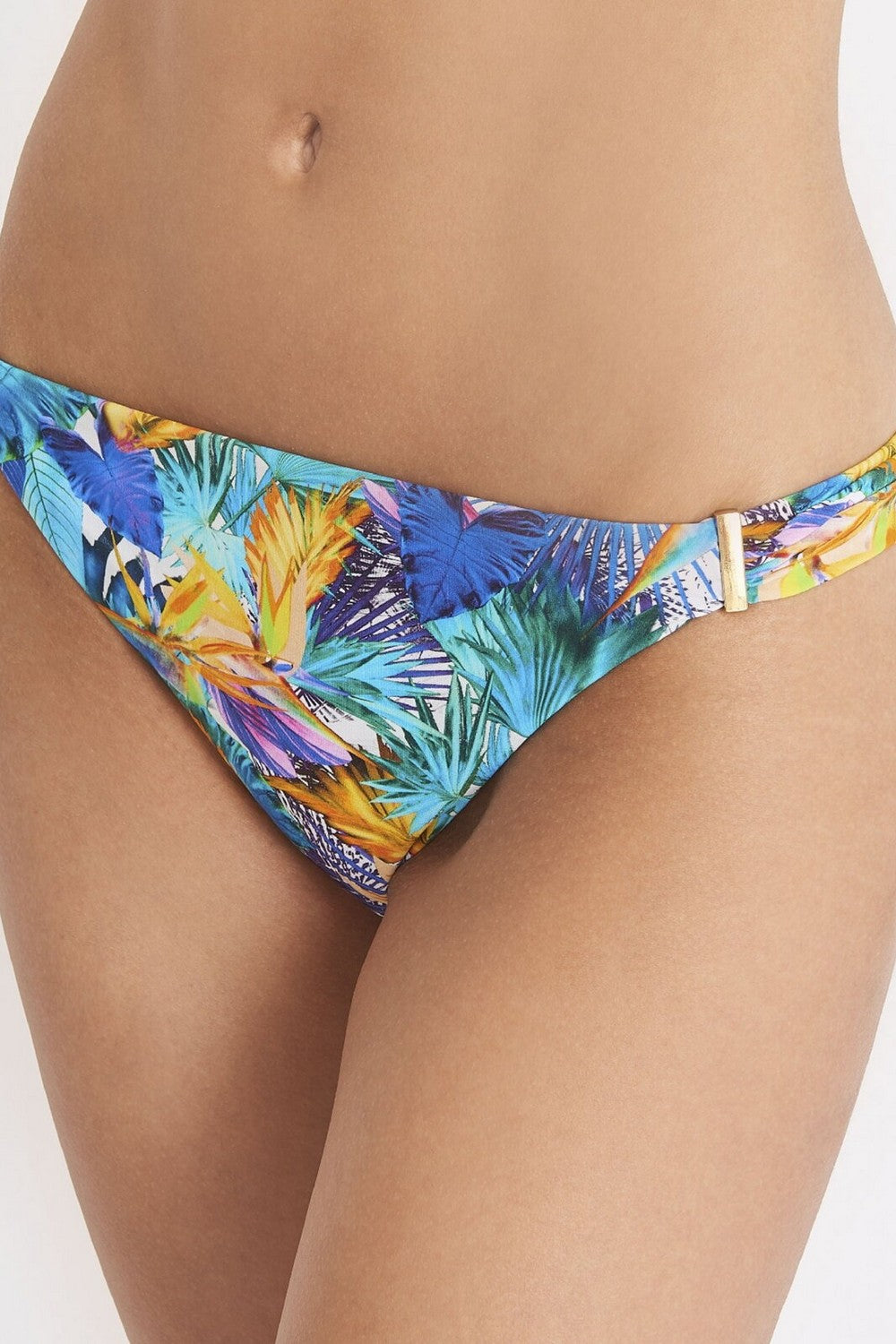 Купальные плавки с принтом HR22 Fleur Tropicale bleu eden