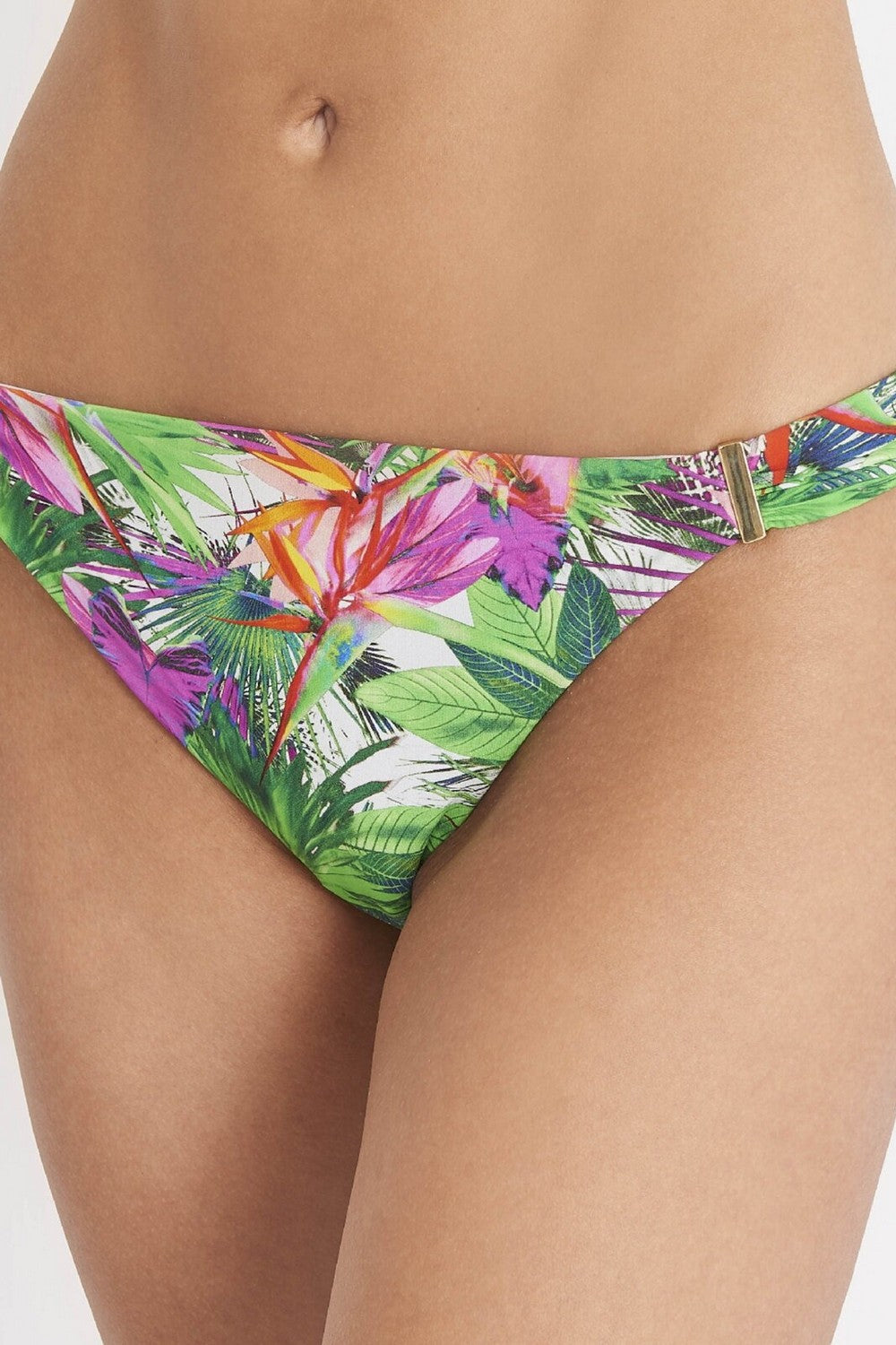 Купальные плавки с принтом HR22 Fleur Tropicale paon