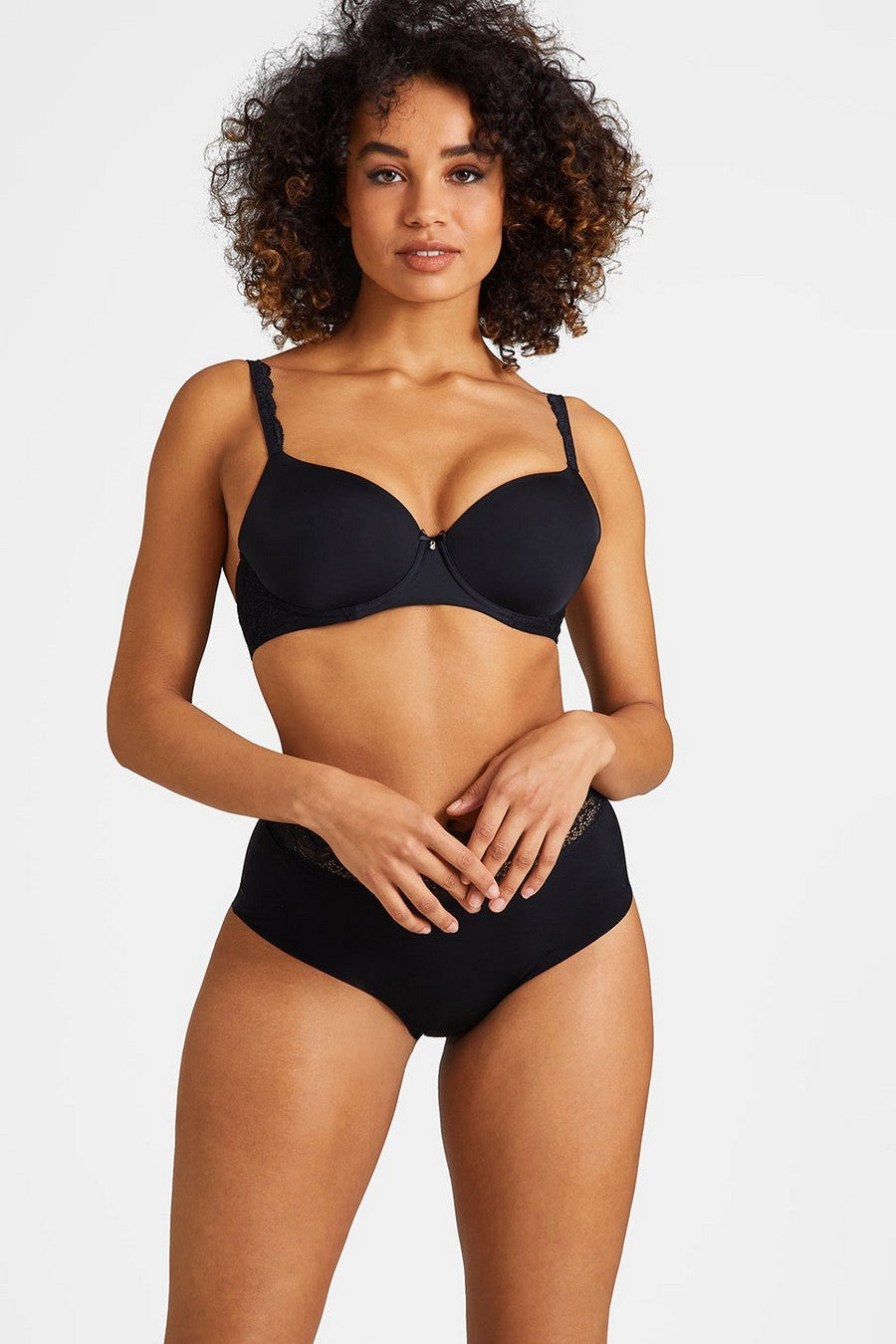 Высокие трусики слип IK24 Sweetessence black