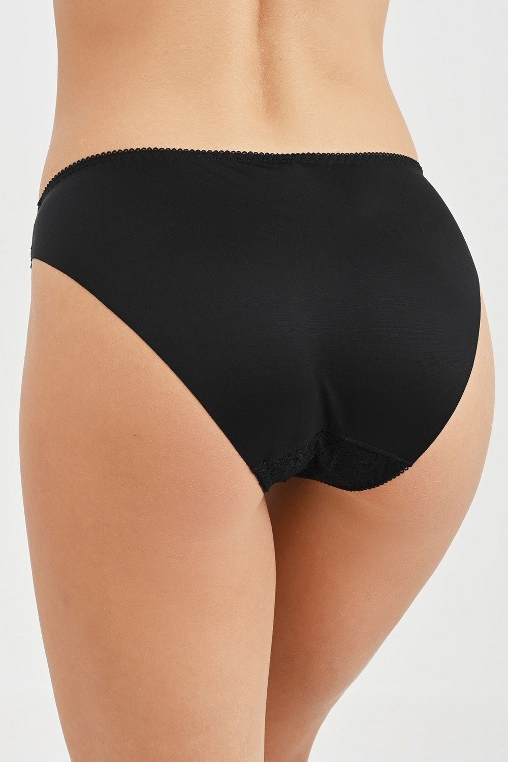 Трусики слип с кружевом OG22 Danse Des Sens black