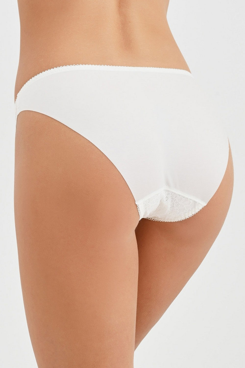 Трусики слип с кружевом OG22 Danse Des Sens opale