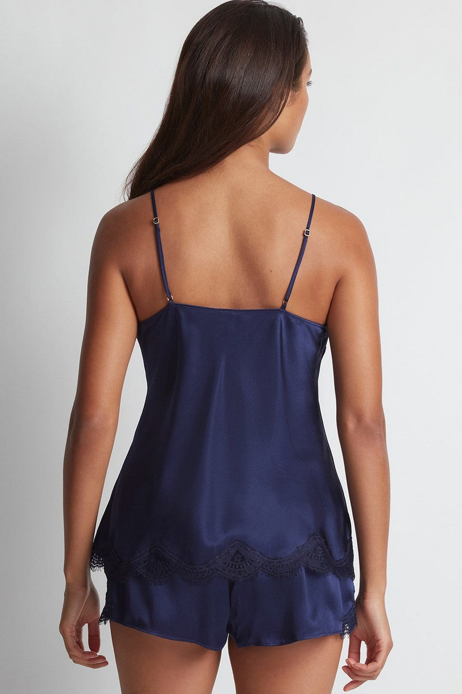 Шовкова піжамна майка QS38 Toi Mon Amour marine