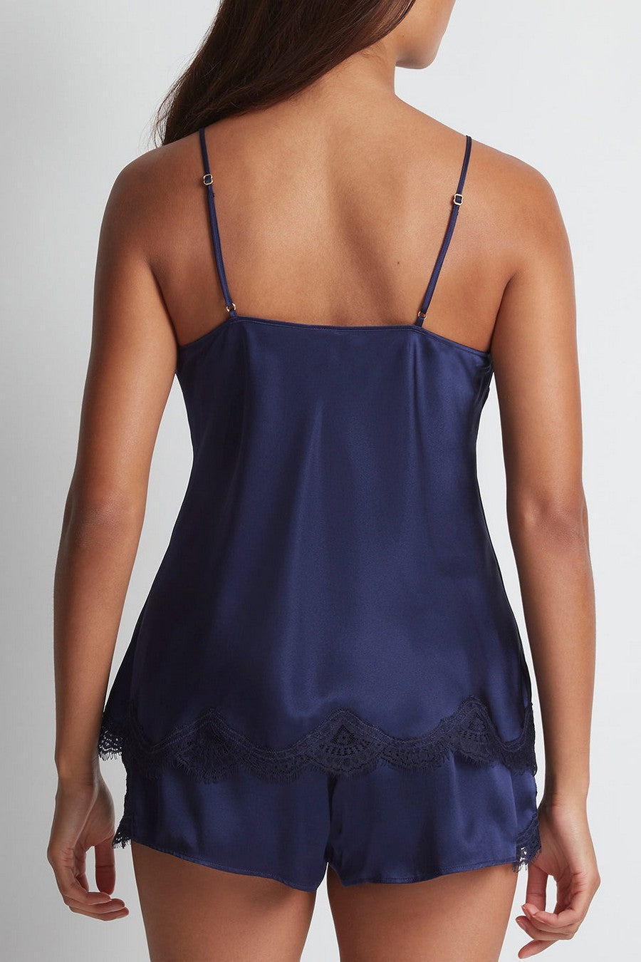 Шовкові піжамні шорти QS61 Toi Mon Amour marine