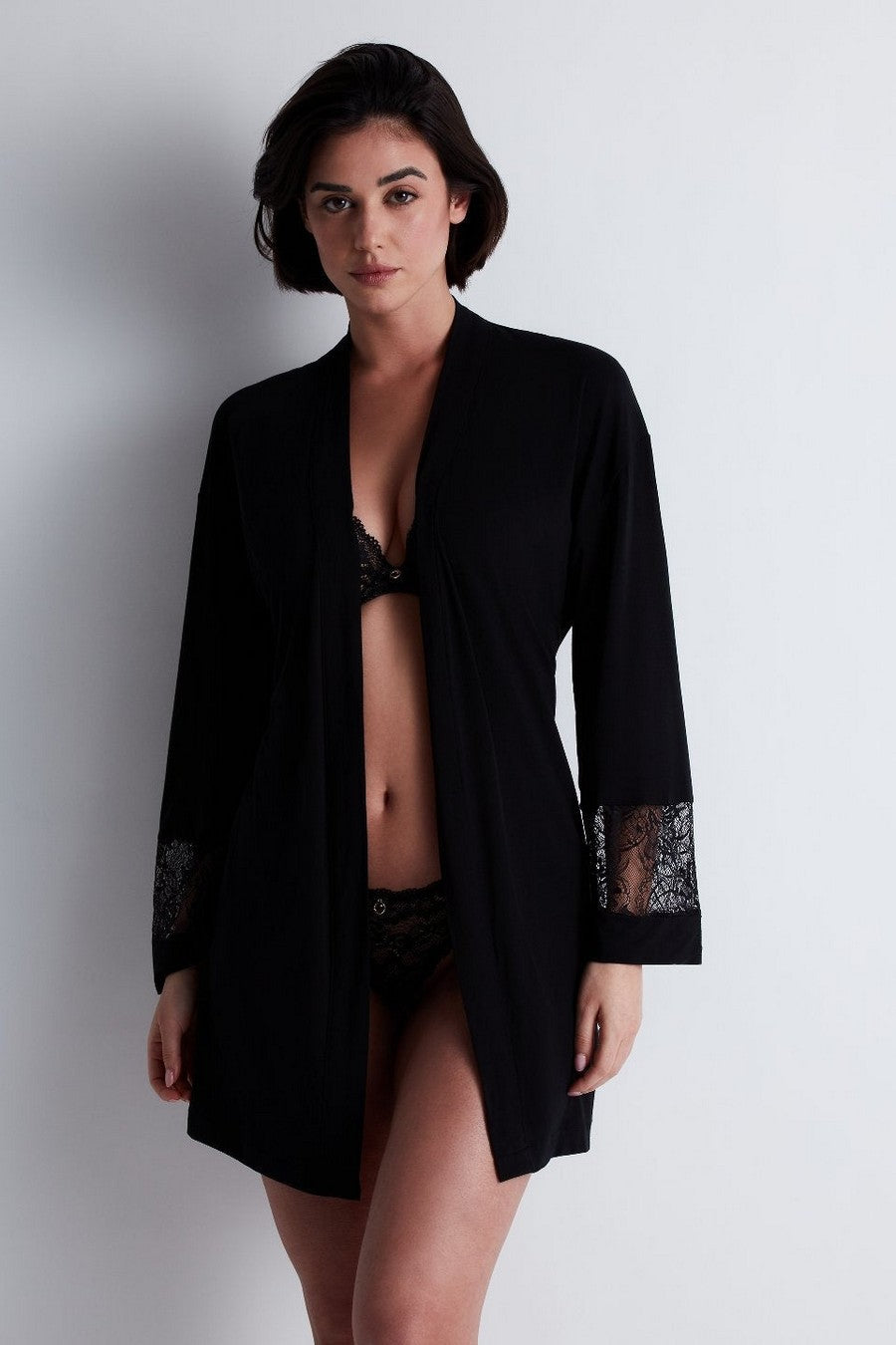 Халат из модала RL65 Lazy Days black