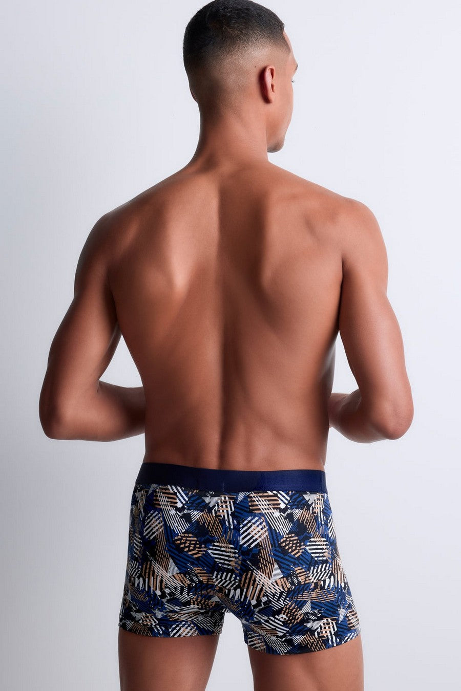 Мужские трусы шорты с принтом XB78T Men psychedelic