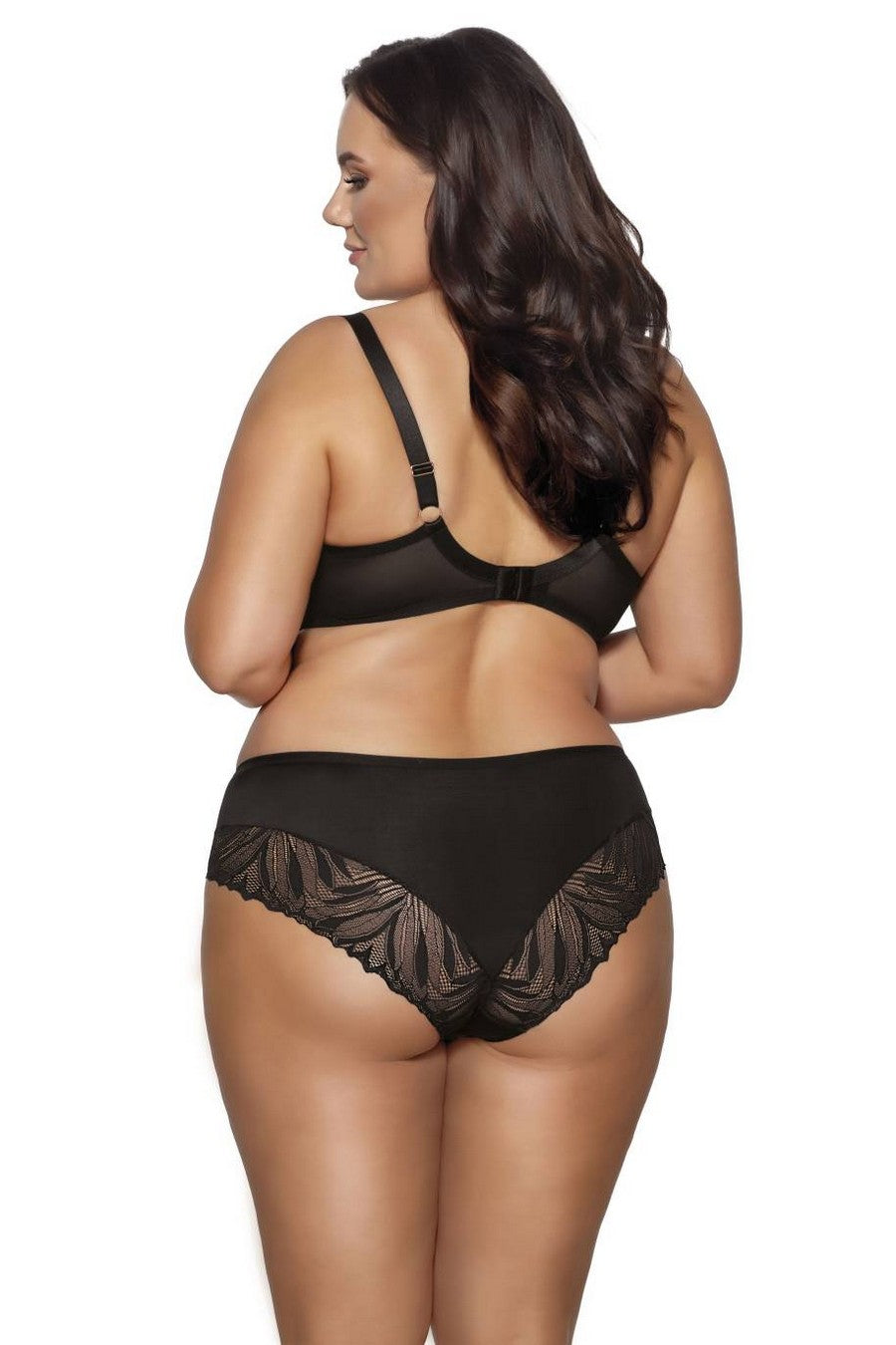 Мягкий бюстгальтер с кружевом 2106 Yasemin black