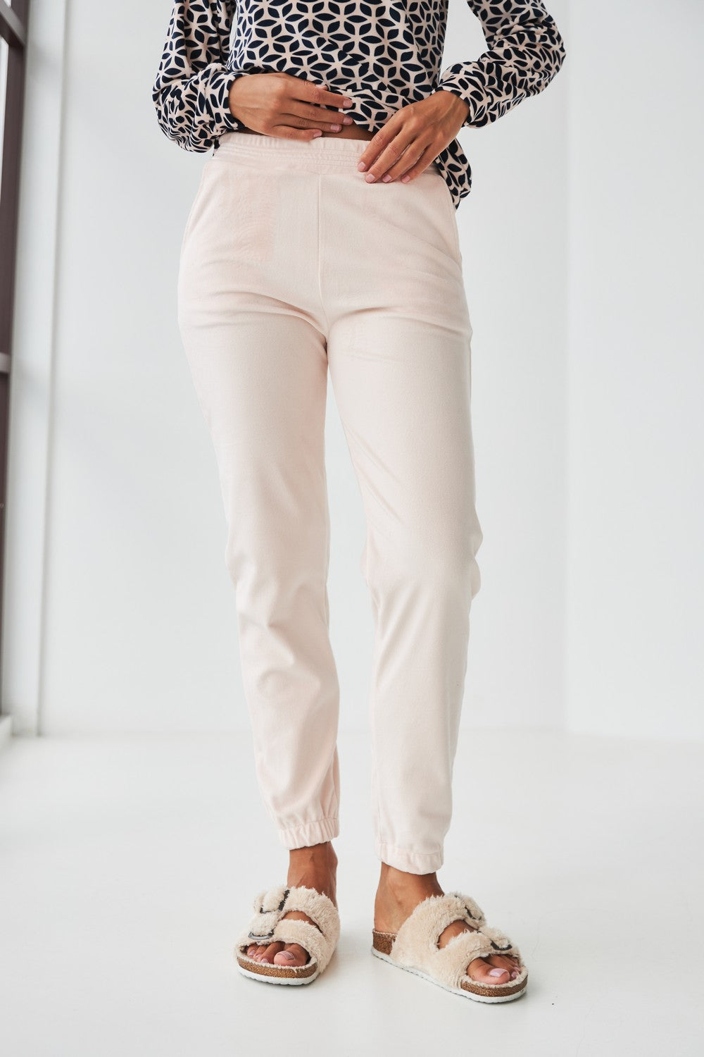 Комплект для дома с принтом 0285/333 geometry/peach