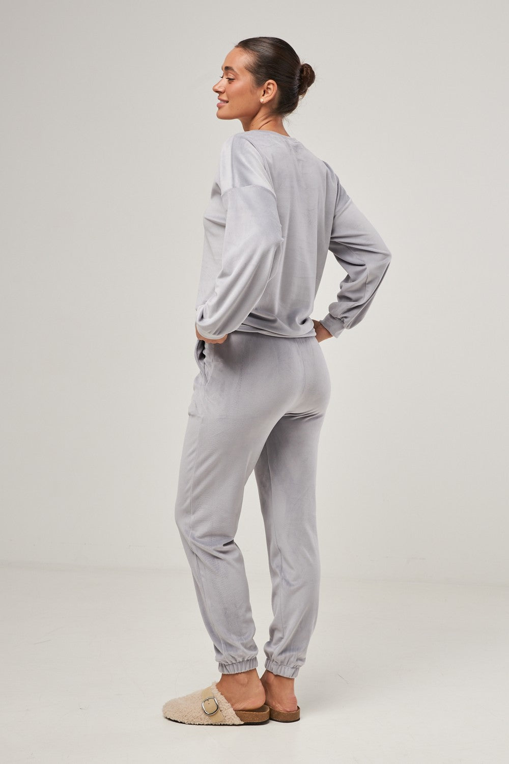 Плюшевый комплект для дома 0332/333 light gray