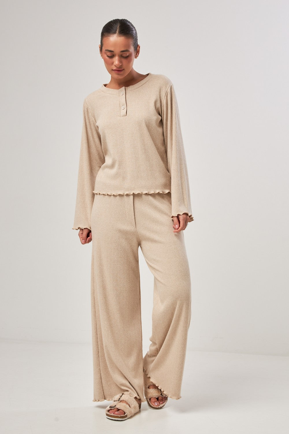 Пижама из вискозы 0379/380 beige