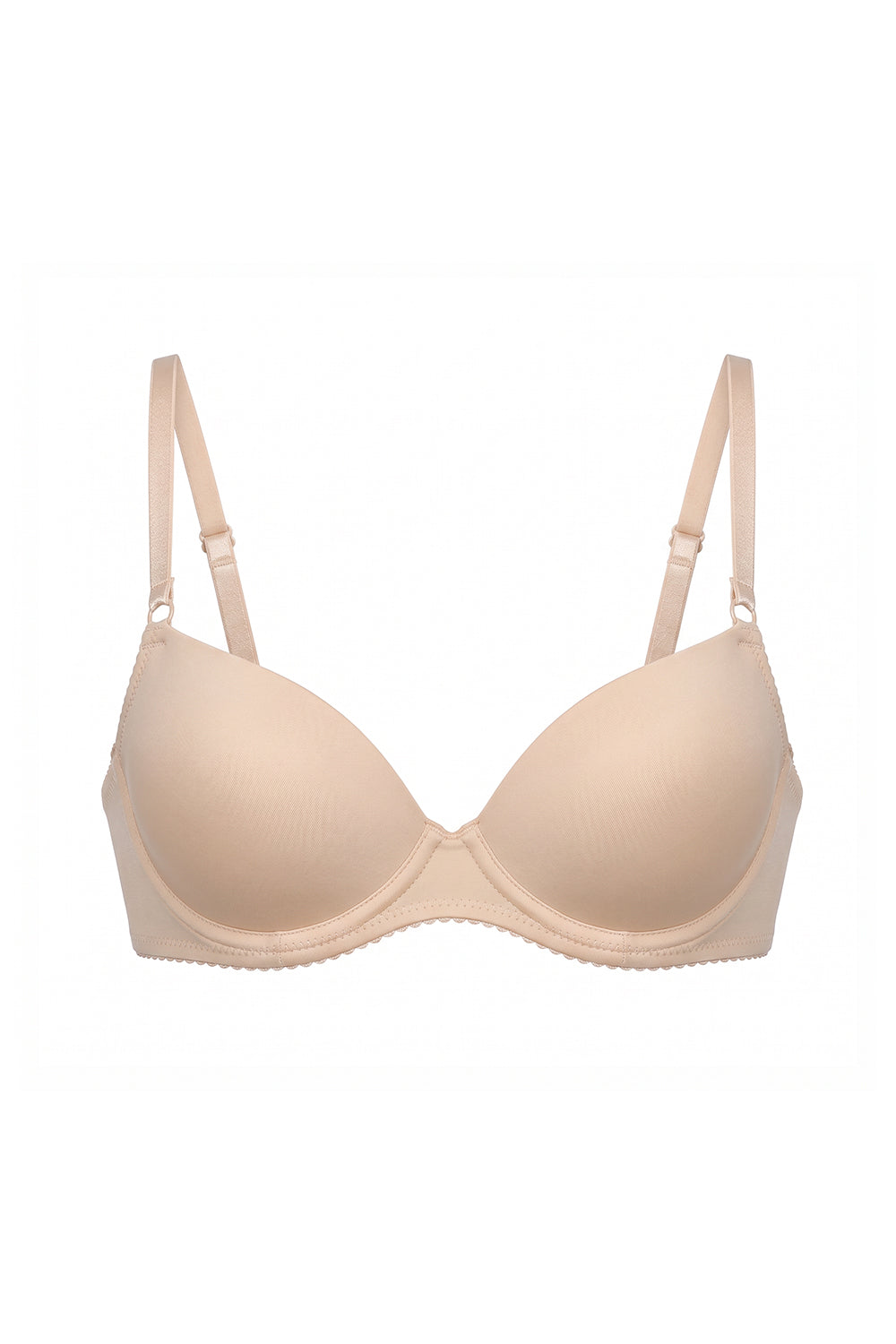 Гладкий бюстгальтер пуш-ап 1108 beige