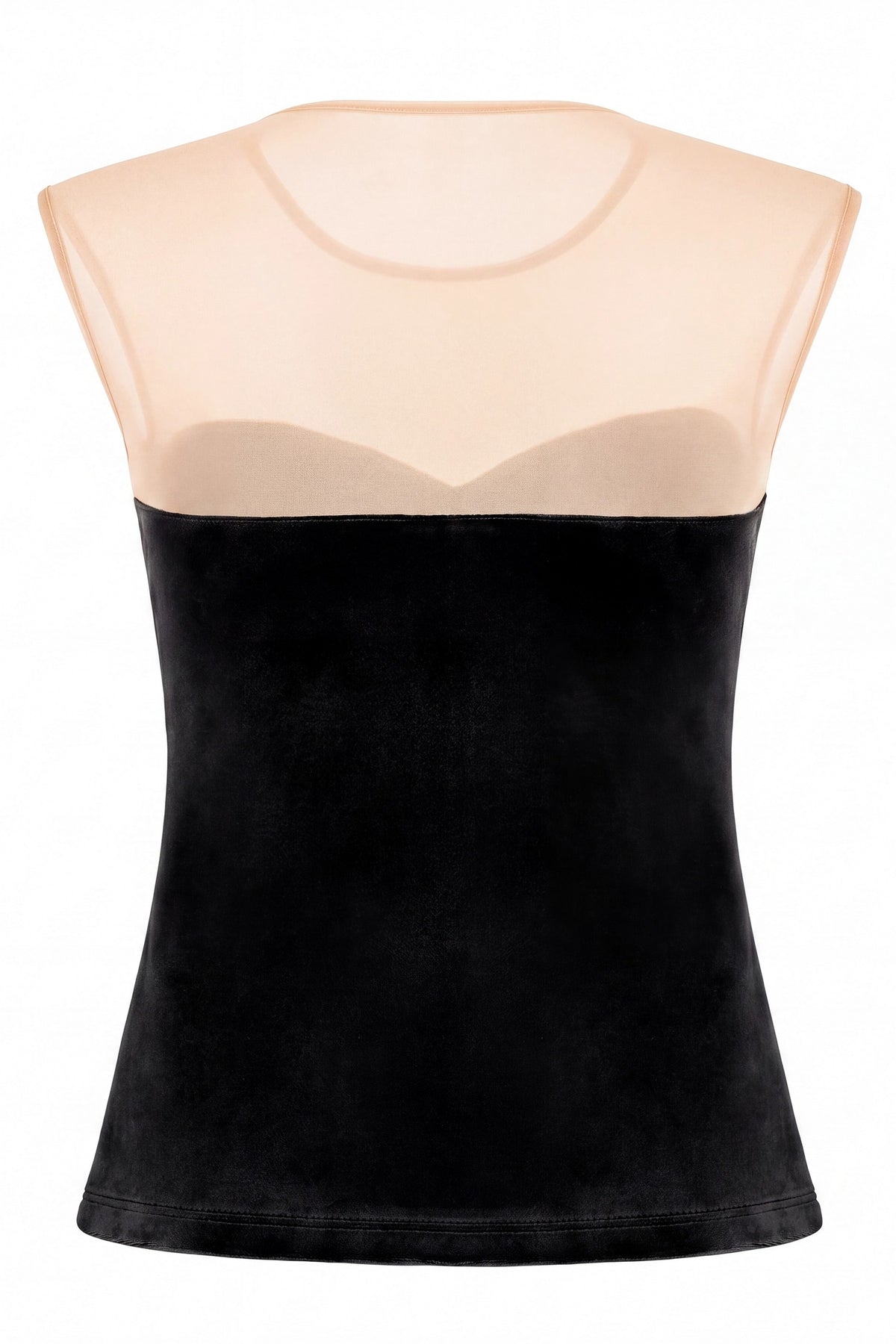 Велюрова блуза 650-2130/01 black Anabel Arto