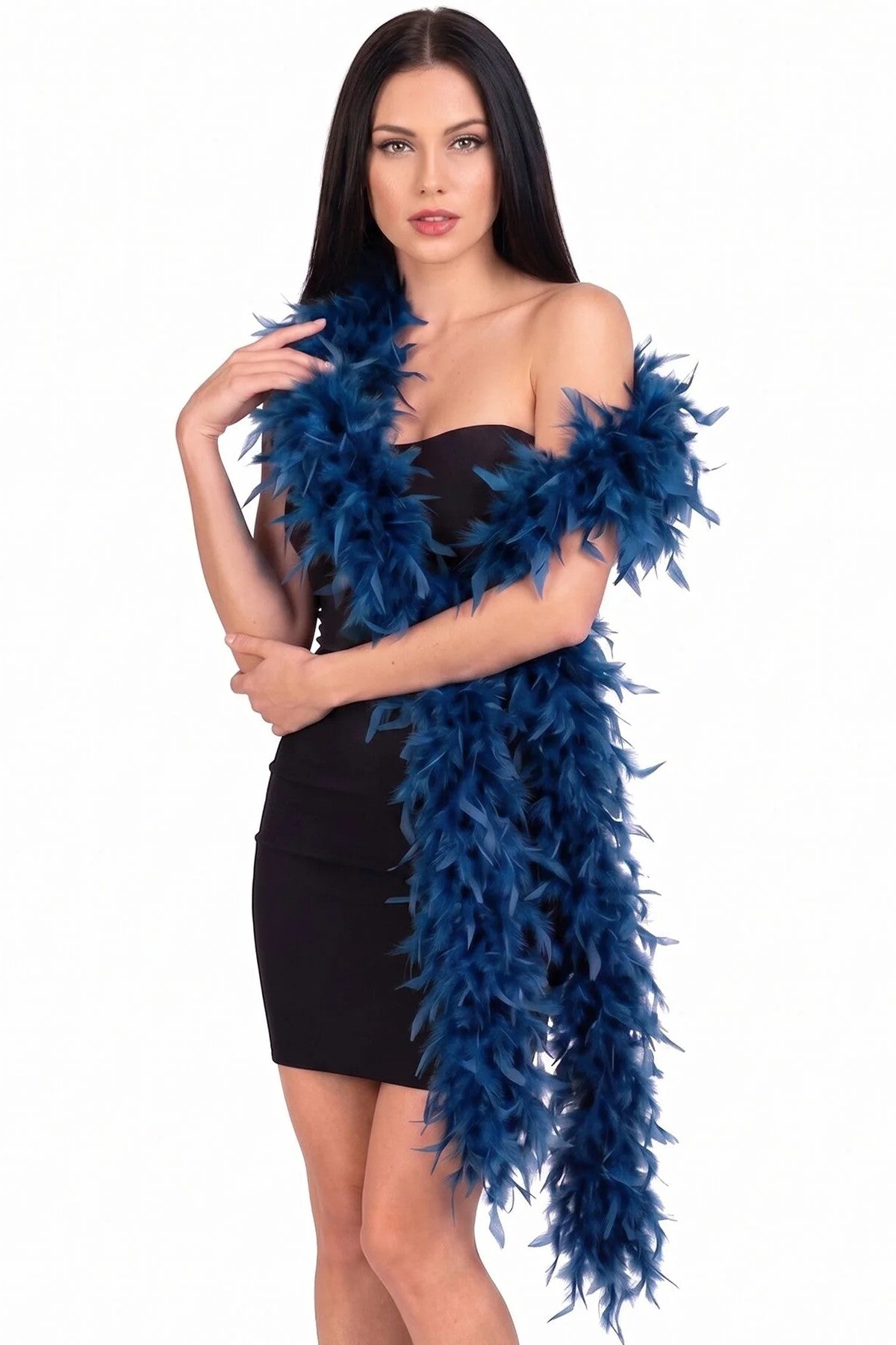 Боа з пір'я SX4663 blue Art of Sex