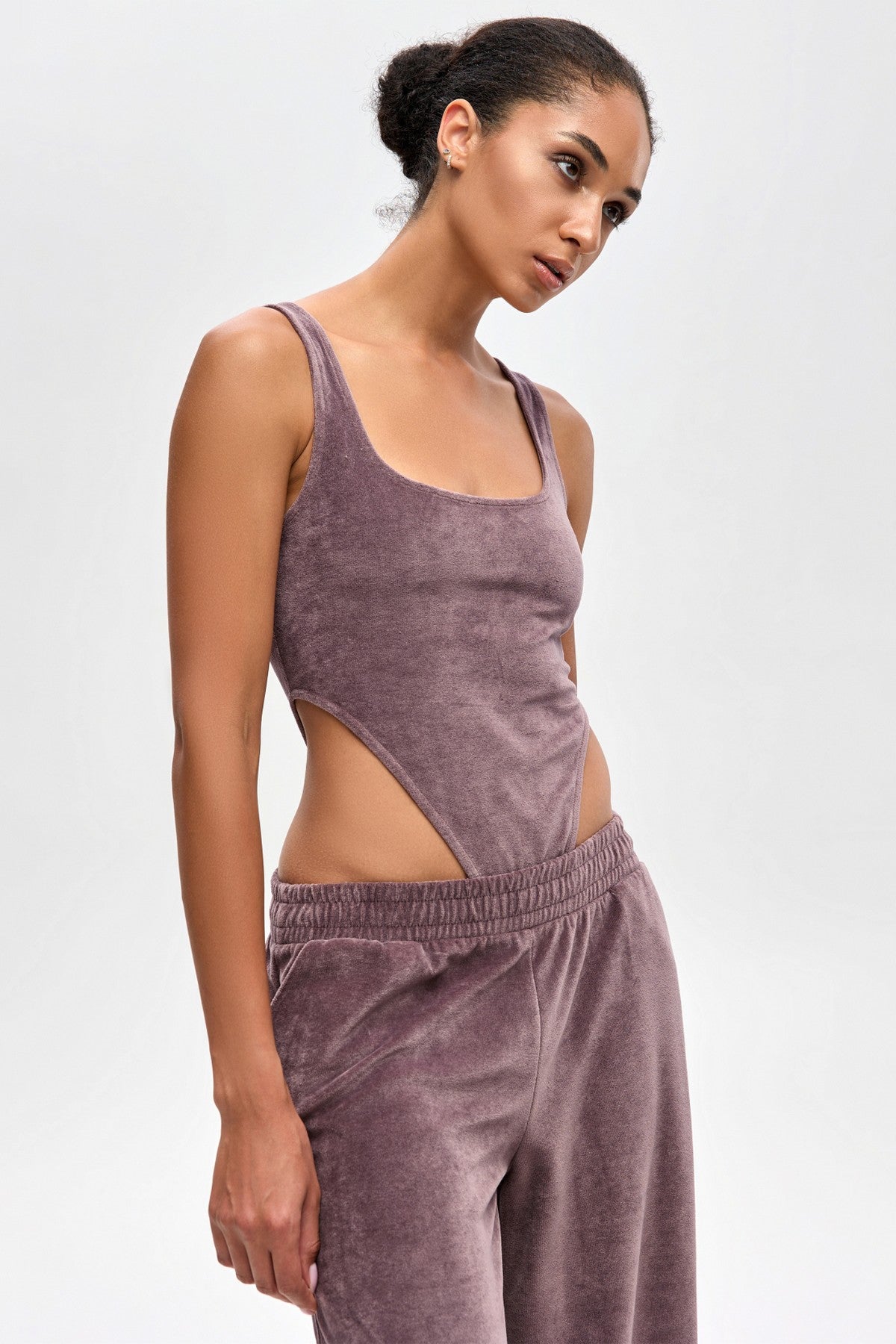 Велюровое боди 1833/50073