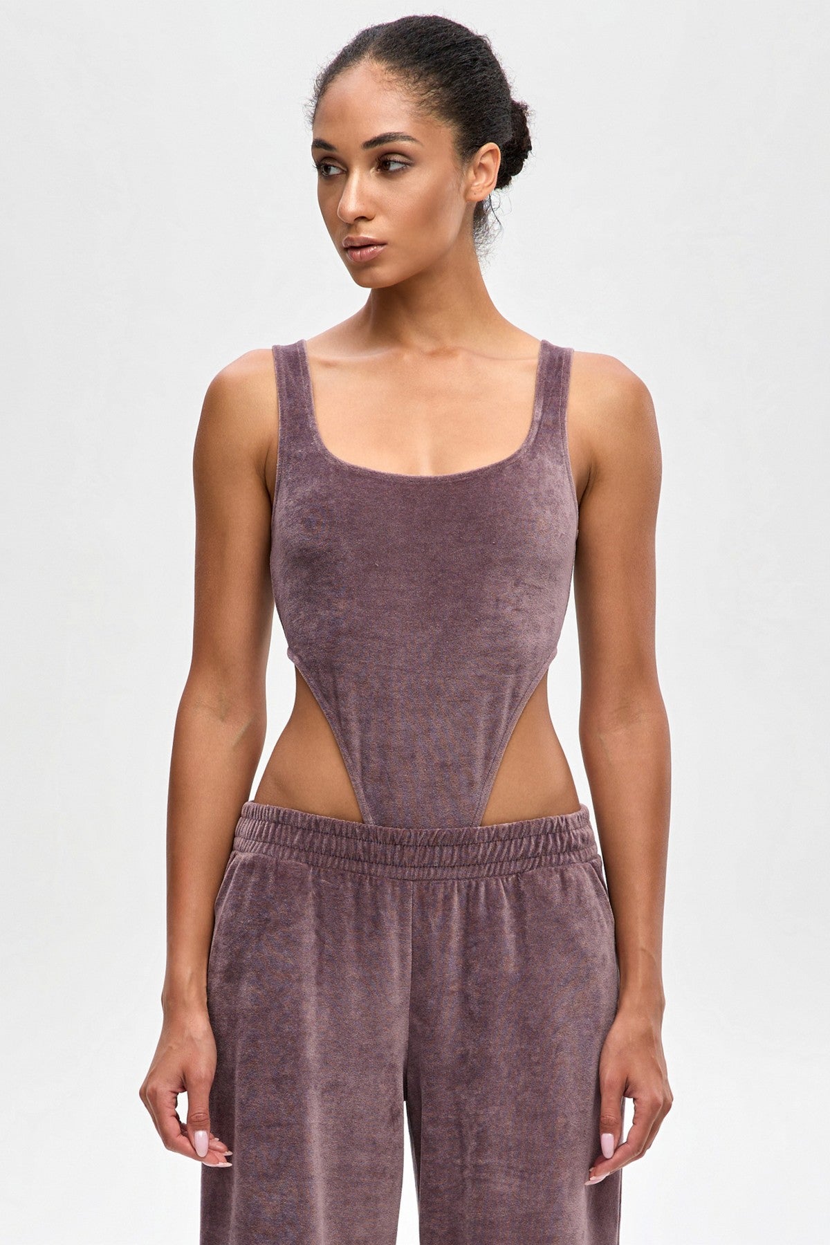 Велюровое боди 1833/50073