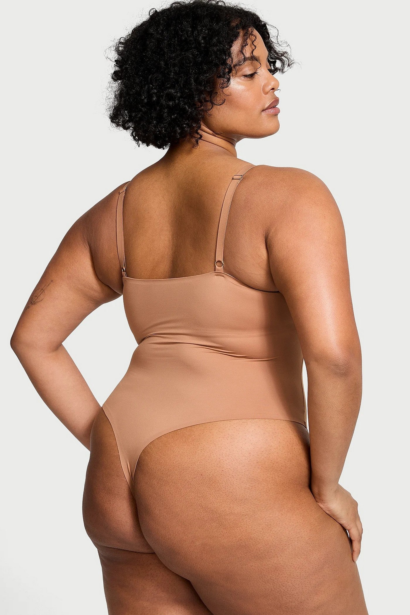 Бесшовное боди-стринг 345153244 brown