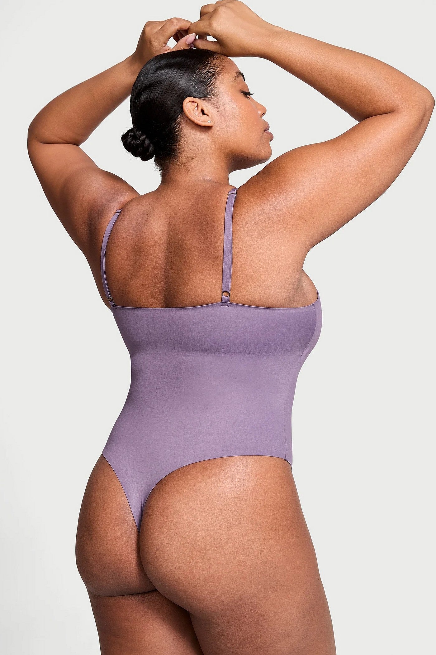 Бесшовное боди-стринг 604245313 lilac