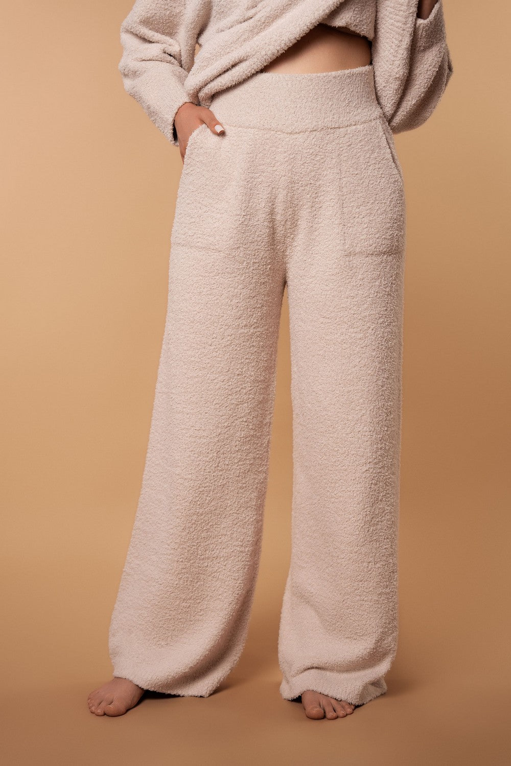 Брюки свободного кроя HOM2422010 pearl