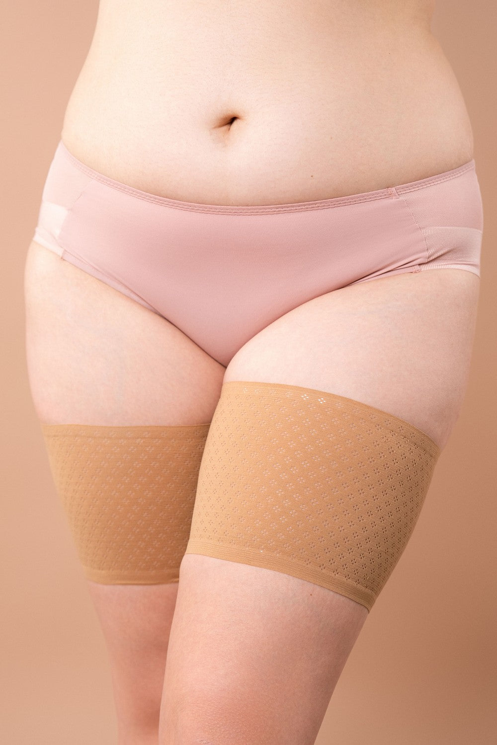 Бандалетки на бедра SLZ1302 dark nude