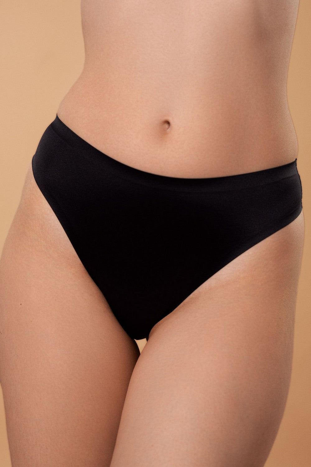 Бесшовные трусики стринг SLZ24202305 black