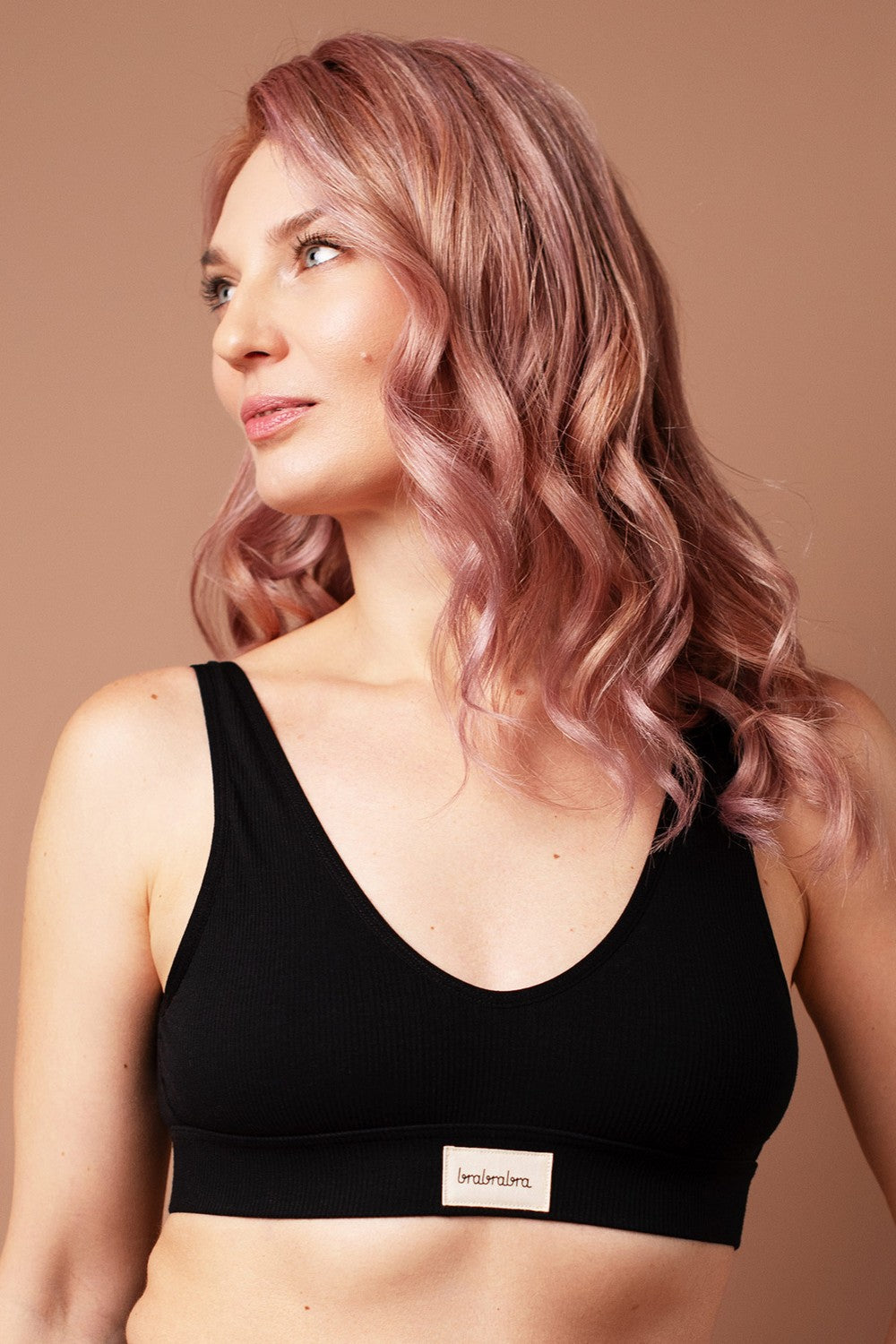 Мягкий топ с логотипом SLZ25301008 black