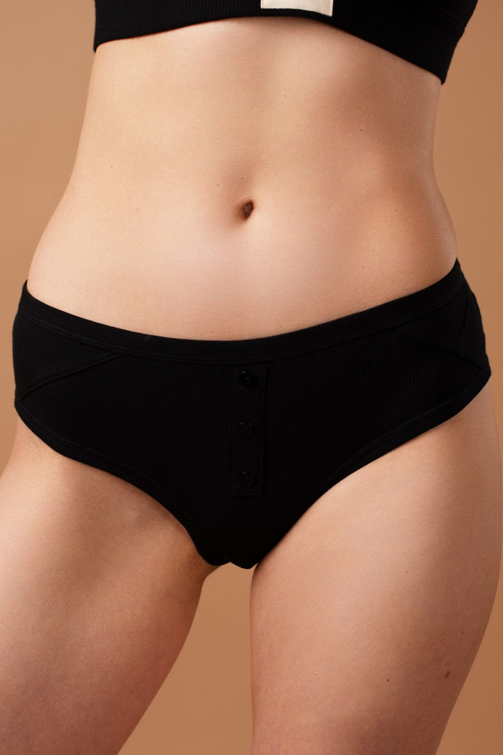 Шортики в рубчик SLZ25302003 black