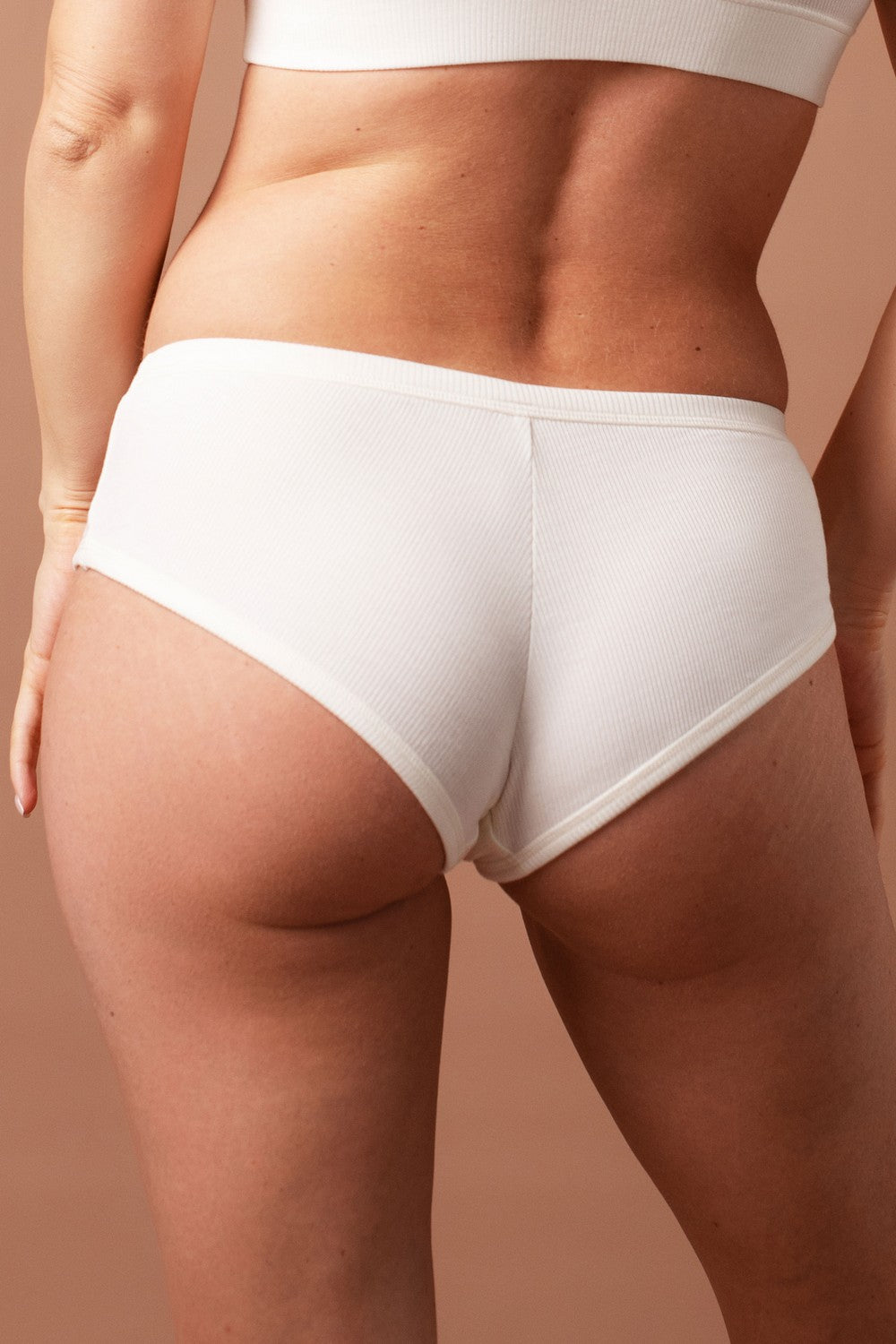 Шортики в рубчик SLZ25302003 ivory