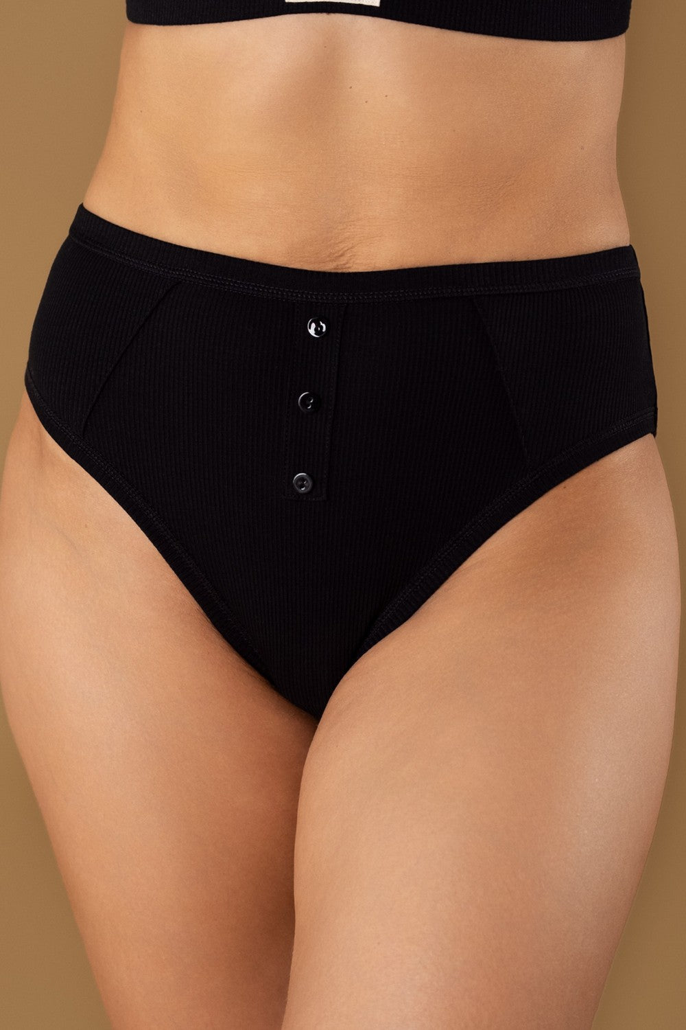 Высокие трусики слип SLZ25302201 black