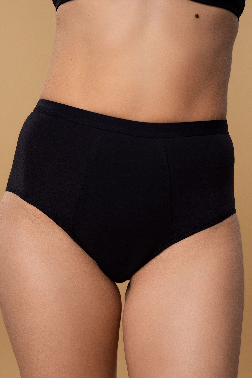 Высокие менструальные трусики слип SLZ25702101 black