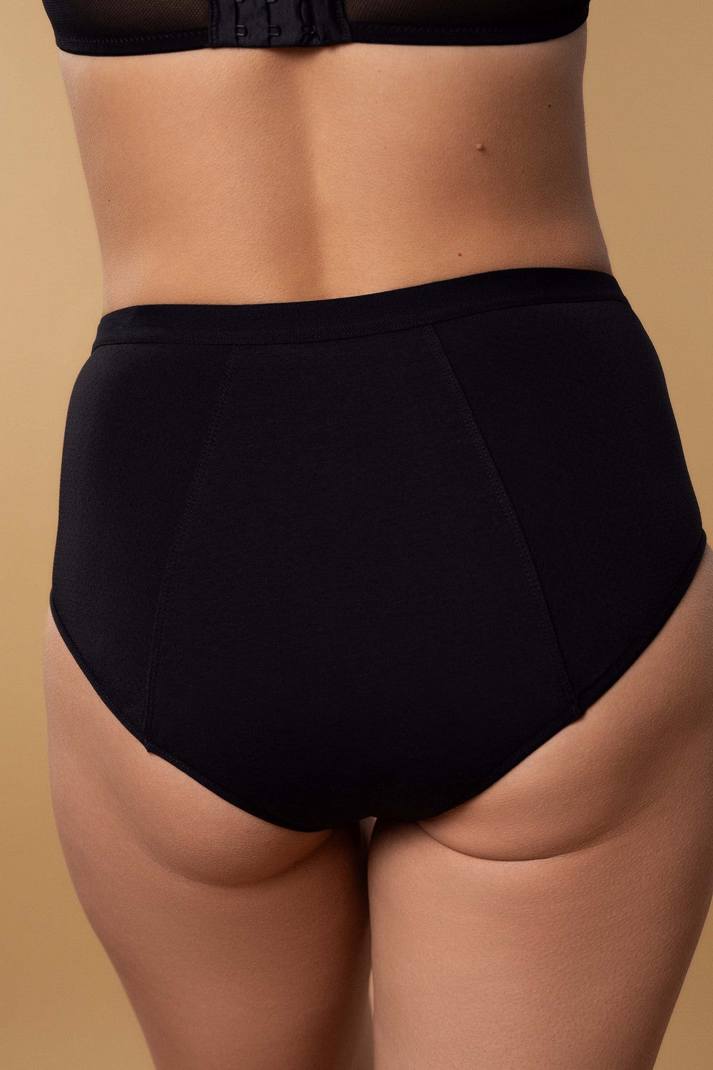 Высокие менструальные трусики слип SLZ25702101 black