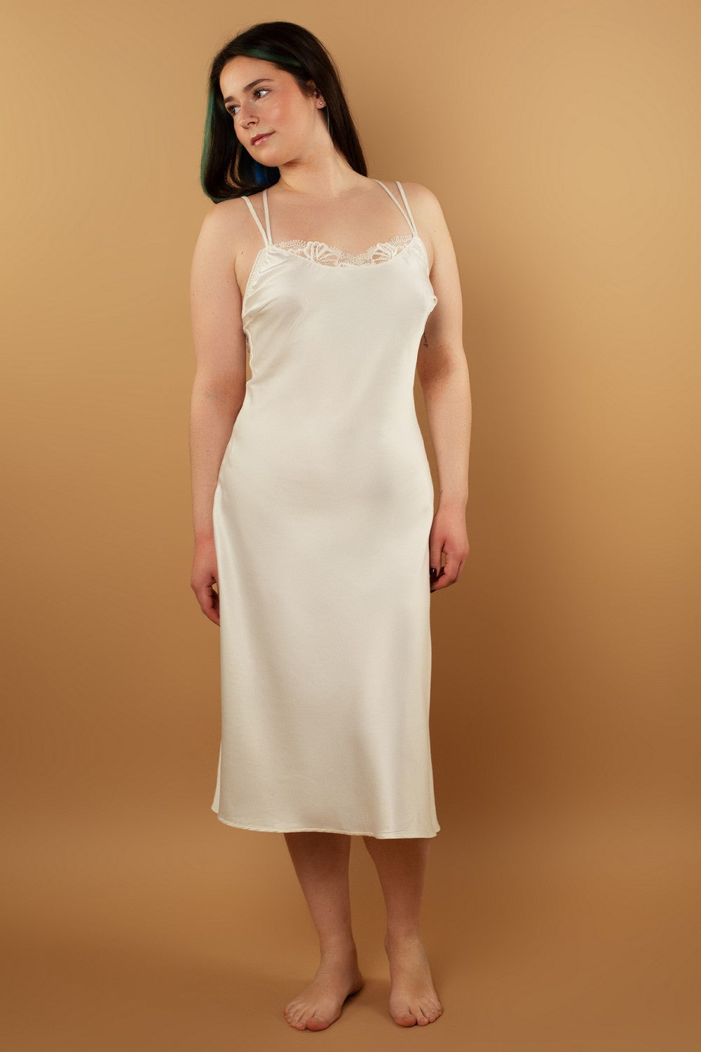 Ночная сорочка из сатина SLZ25803001 vanilla