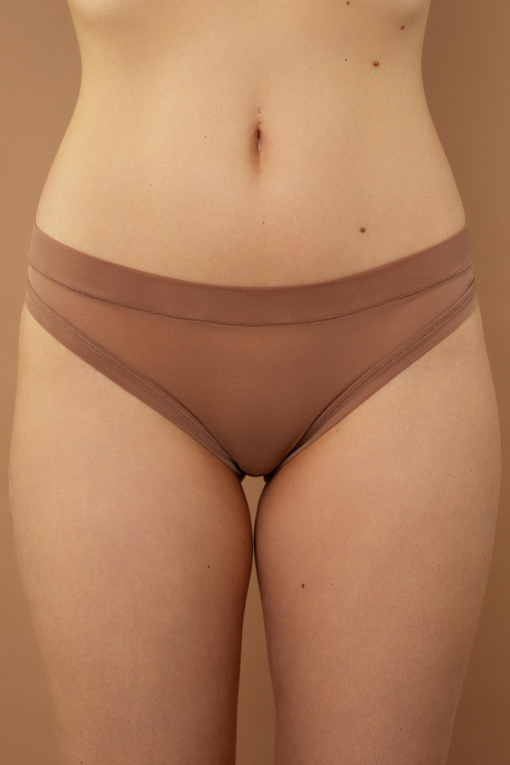 Трусики слип из микросетки SLZ26202001 nude