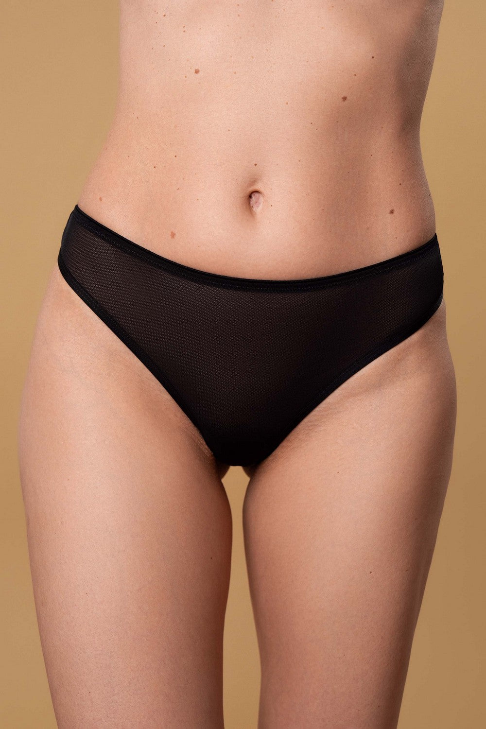 Трусики стринг из микросетки SLZ26202002 black