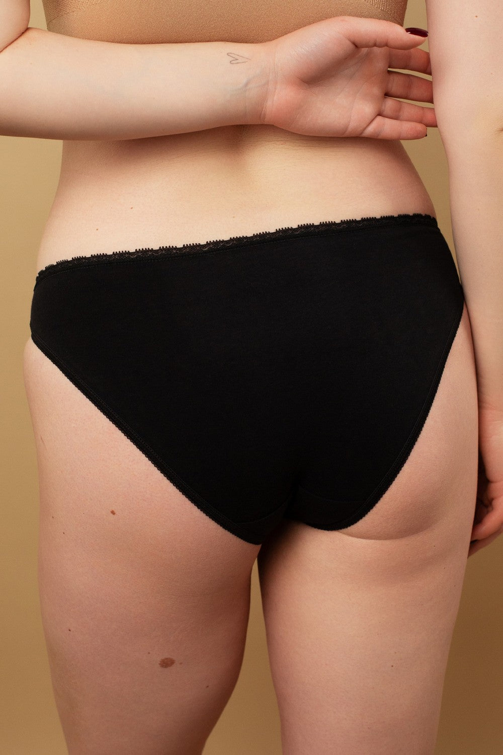 Хлопковые трусики слип SLZ26902001 (3 шт.) khaki/black/white