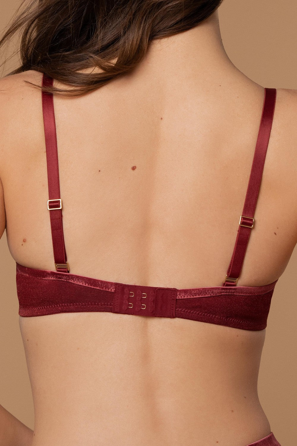 Бюстгальтер на косточках SLZ27301377 burgundy