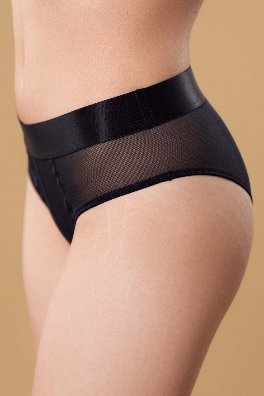 Трусики слип из микросетки SLZ27302011 black