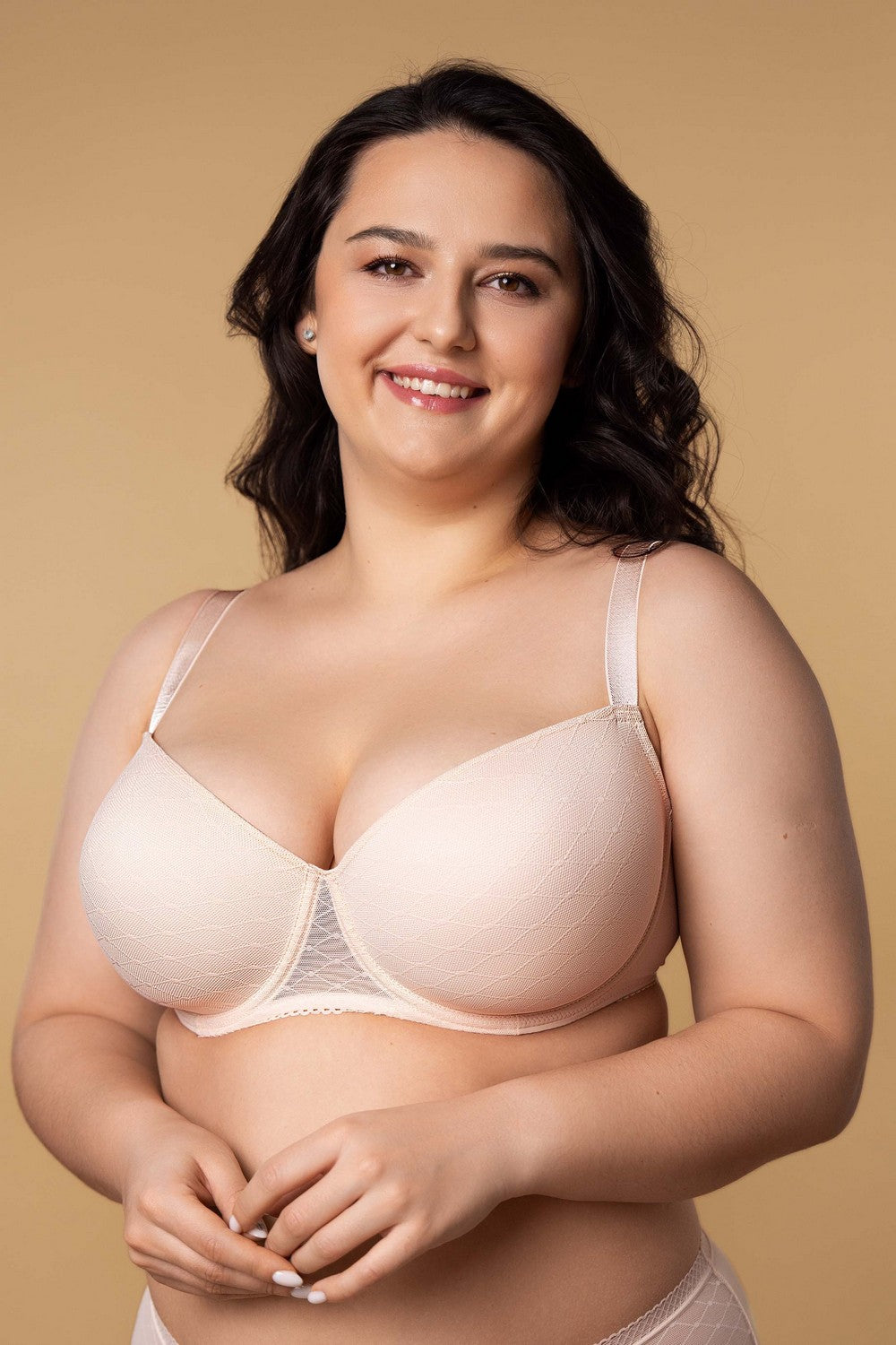 Щільний бюстгальтер на кісточках SLZ27501033 biscuit