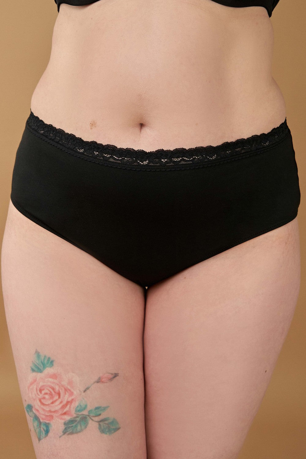 Высокие трусики слип SLZ27602101 (2 шт.) nude/black