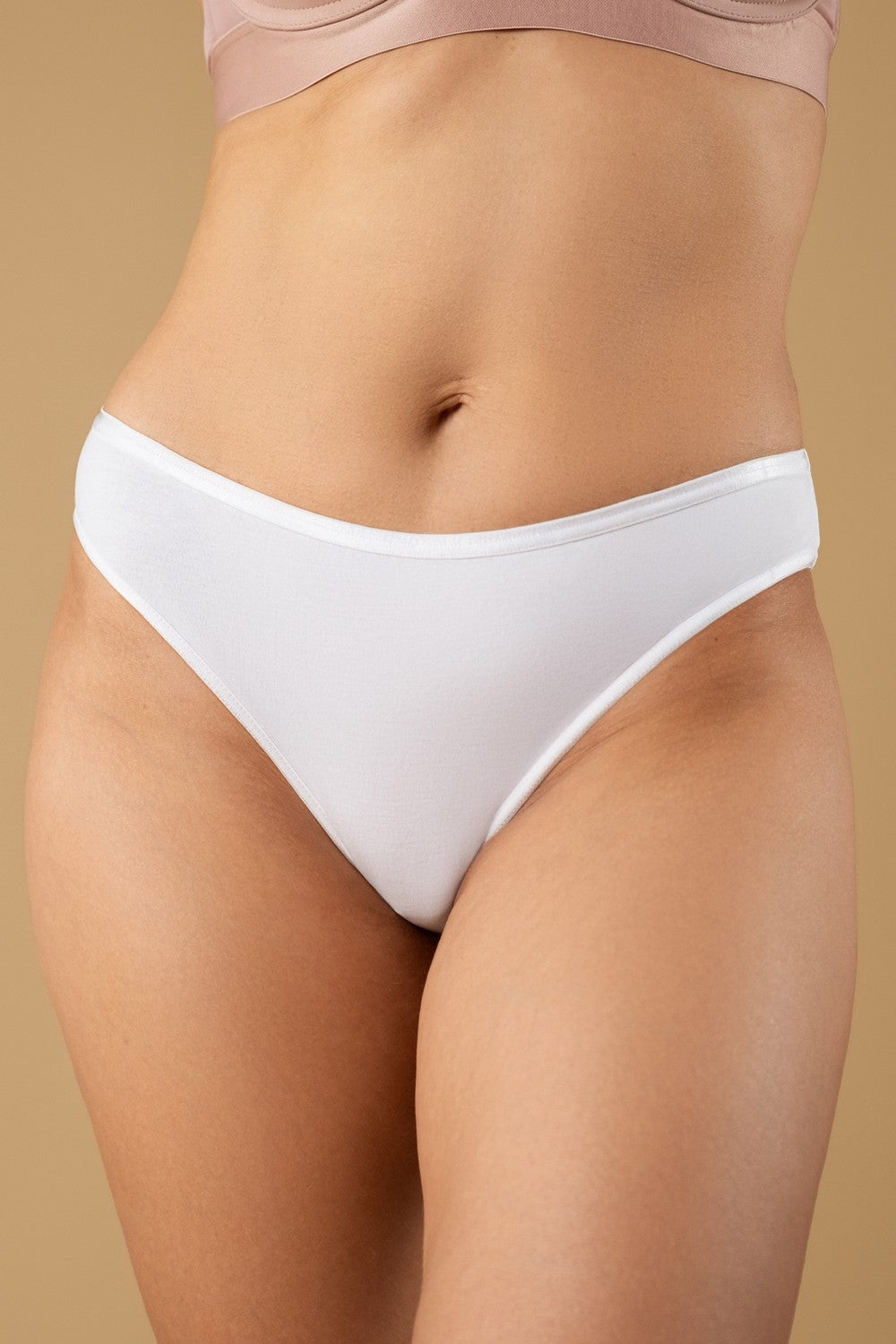 Хлопковые трусики слип SLZ29302001 (2 шт.) white/black