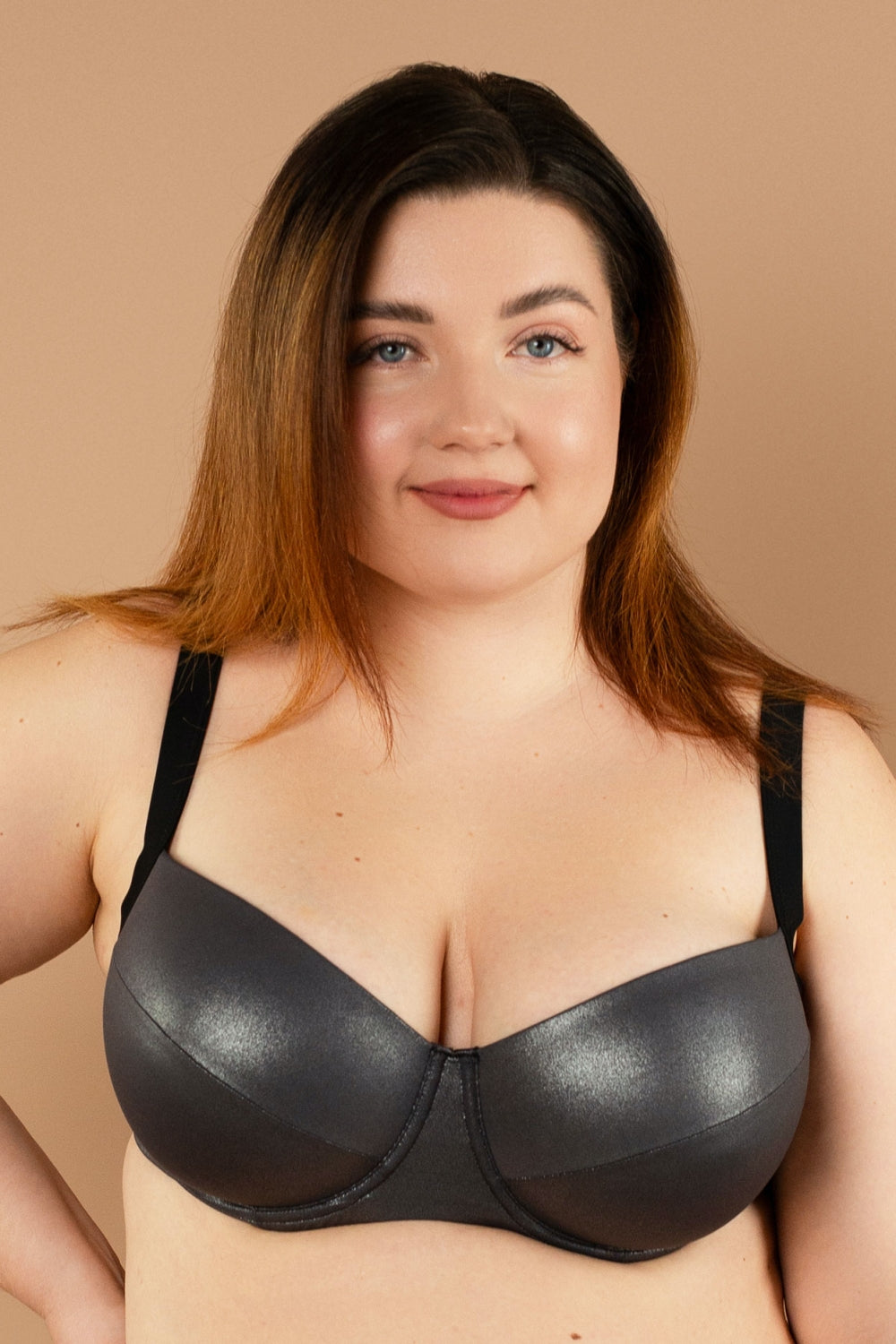 Купальный бюстгальтер с плотными чашками SO246933 silver