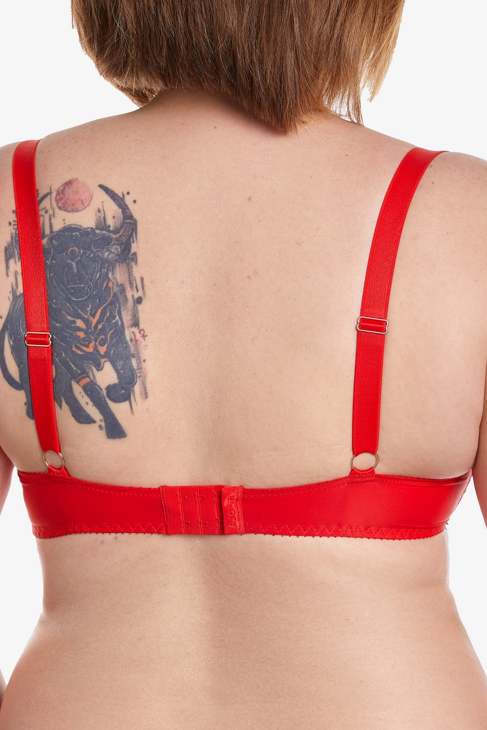 М'який бюстгальтер із мікросітки Бельведер БМ12 red