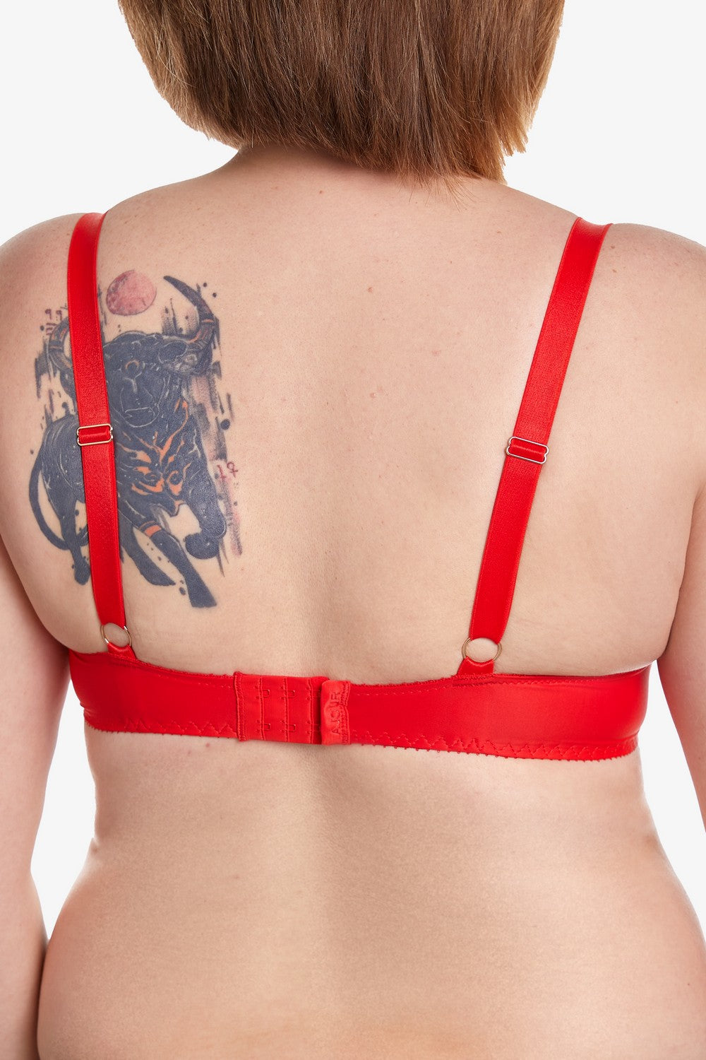 М'який бюстгальтер із вишивкою Бельведер БМ7 red