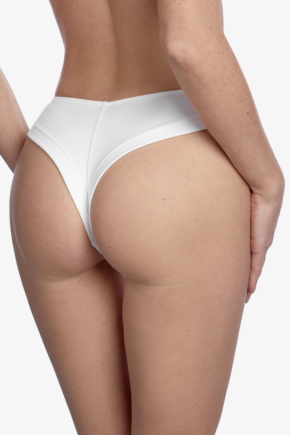 Хлопковые трусики бразилиана Фрезия С176 milk