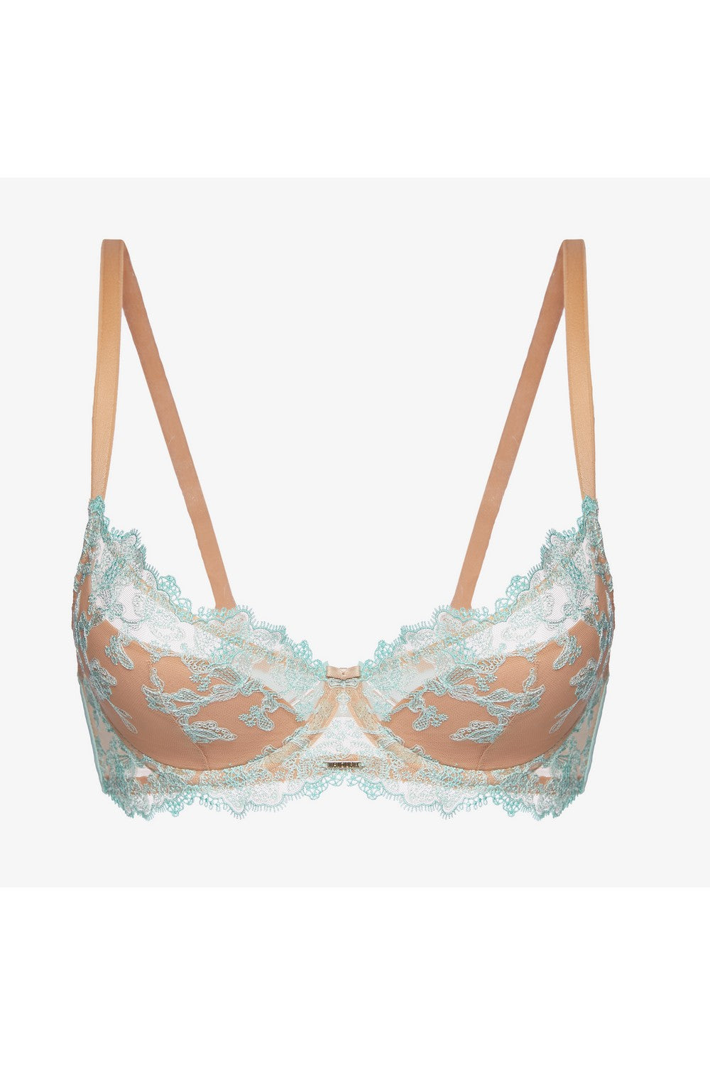 Полудублированный бюстгальтер с вышивкой Вайб БМ16 mint