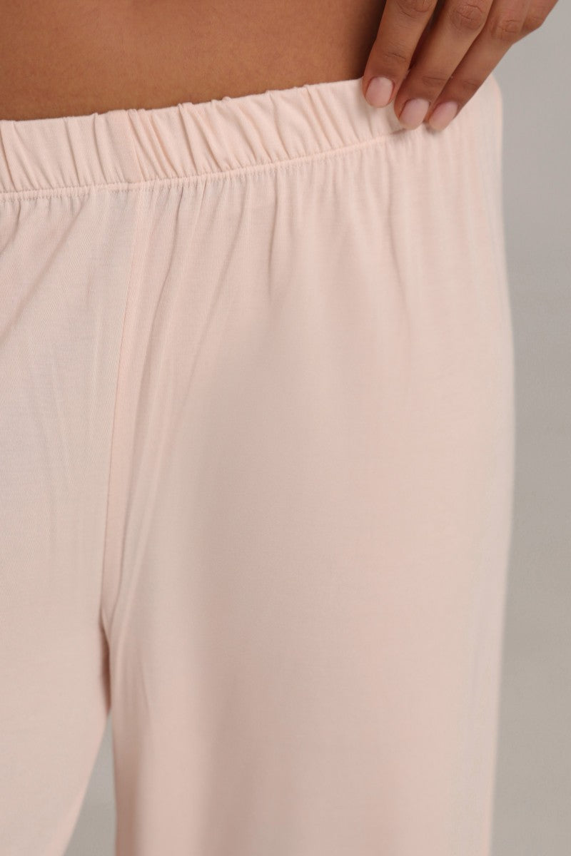 Пижамные брюки из микромодала 25164 cream
