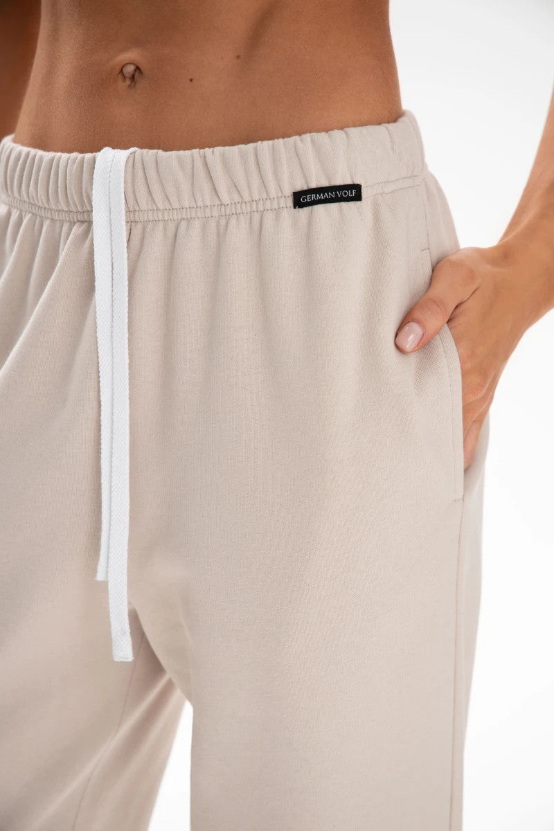 Спортивные флисовые джогеры Skims 25168 taupe