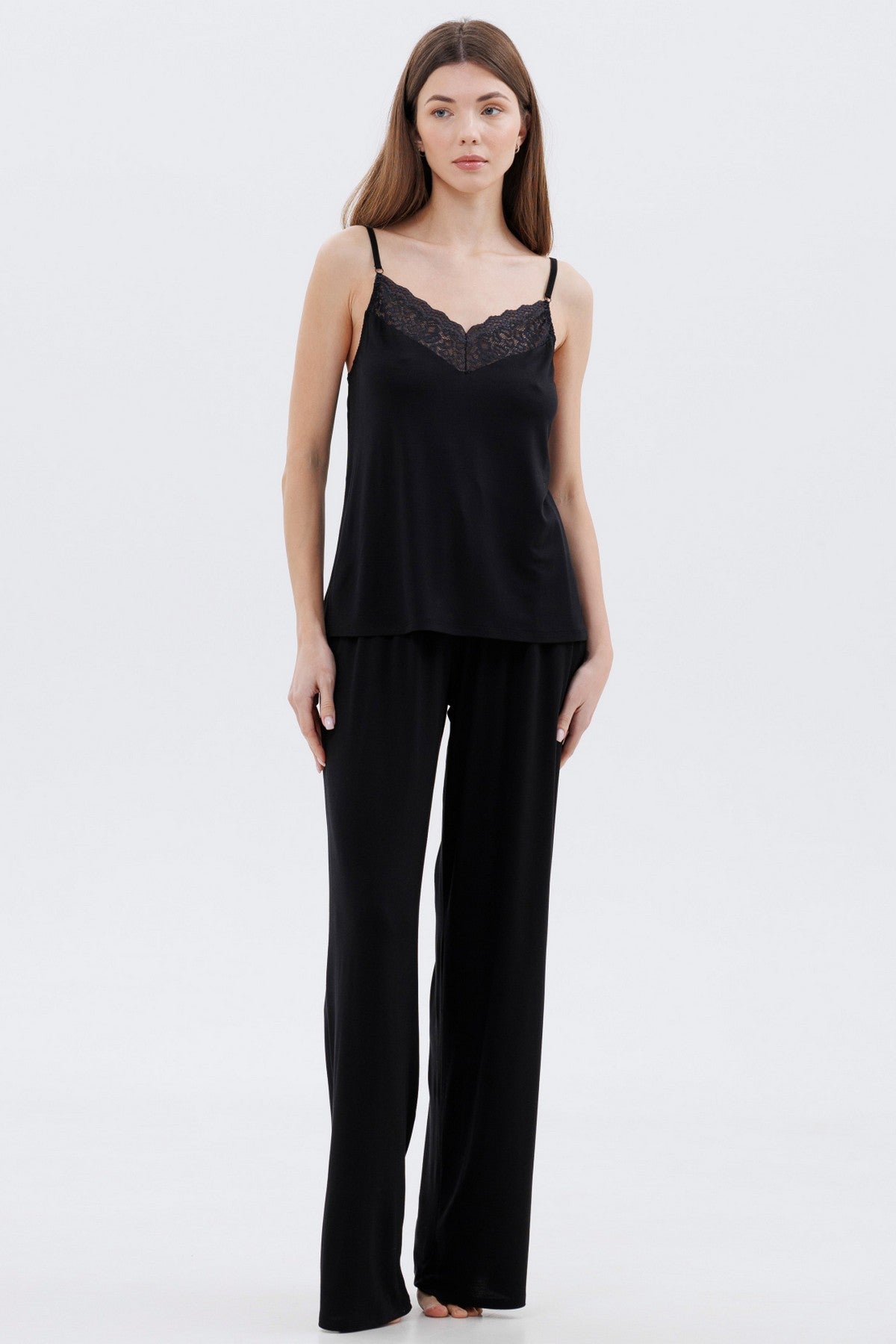 Пижамные брюки из вискозы 1697/60047