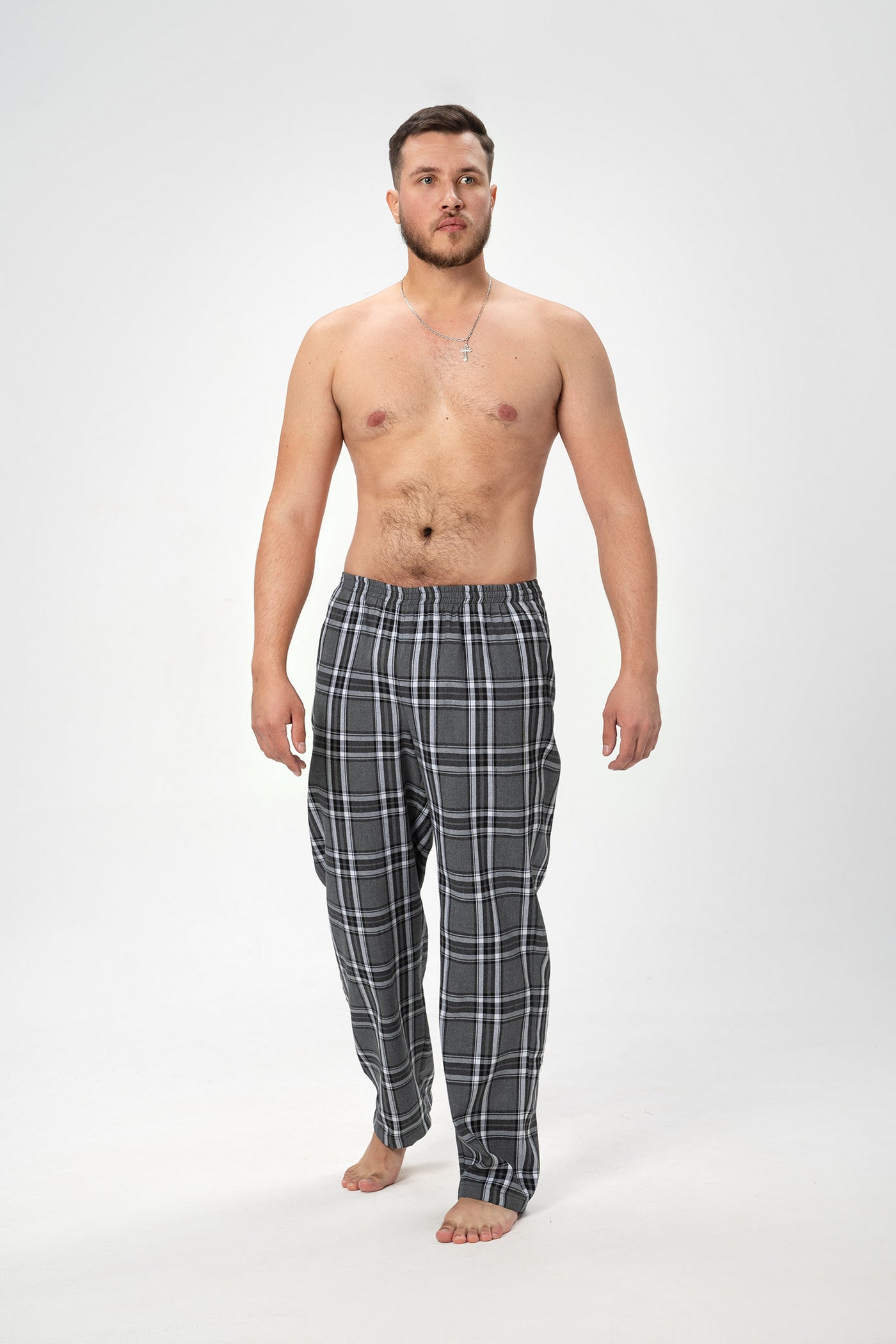 Чоловічі піжамні штани 2532 grey