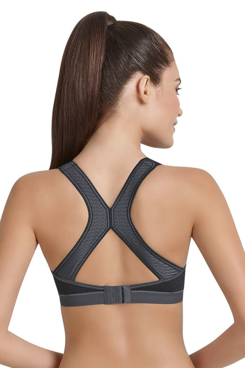 Спортивный бюстгальтер (ур.3) 5537 DynamiX Star черный/антрацит