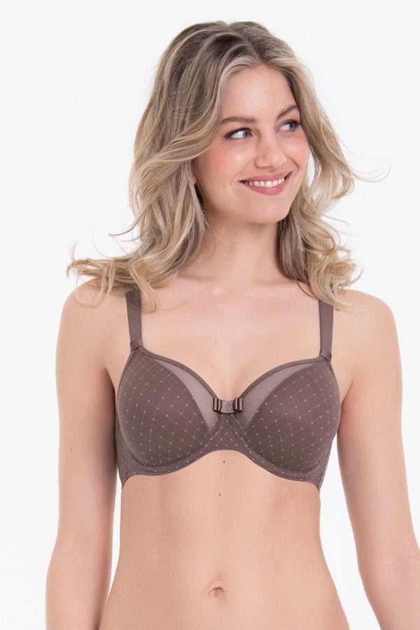 Бюстгальтер с плотными чашками 5209 Eve truffle