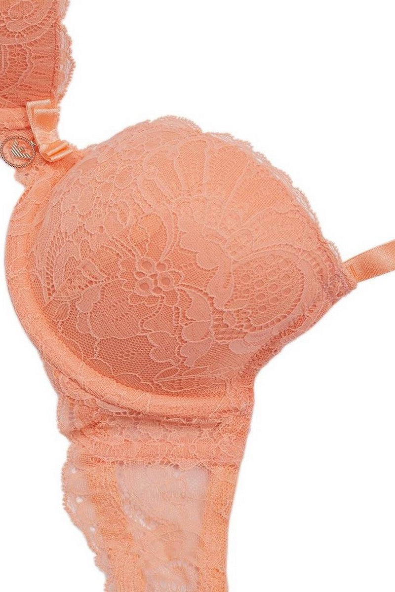 Кружевной бюстгальтер пуш-ап 529296710 orange